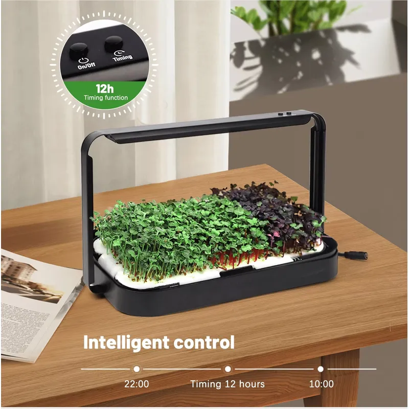 نظام زراعة ميكروجرينز هيدروبون - مراجعة Self-Watering Planter وسعره
