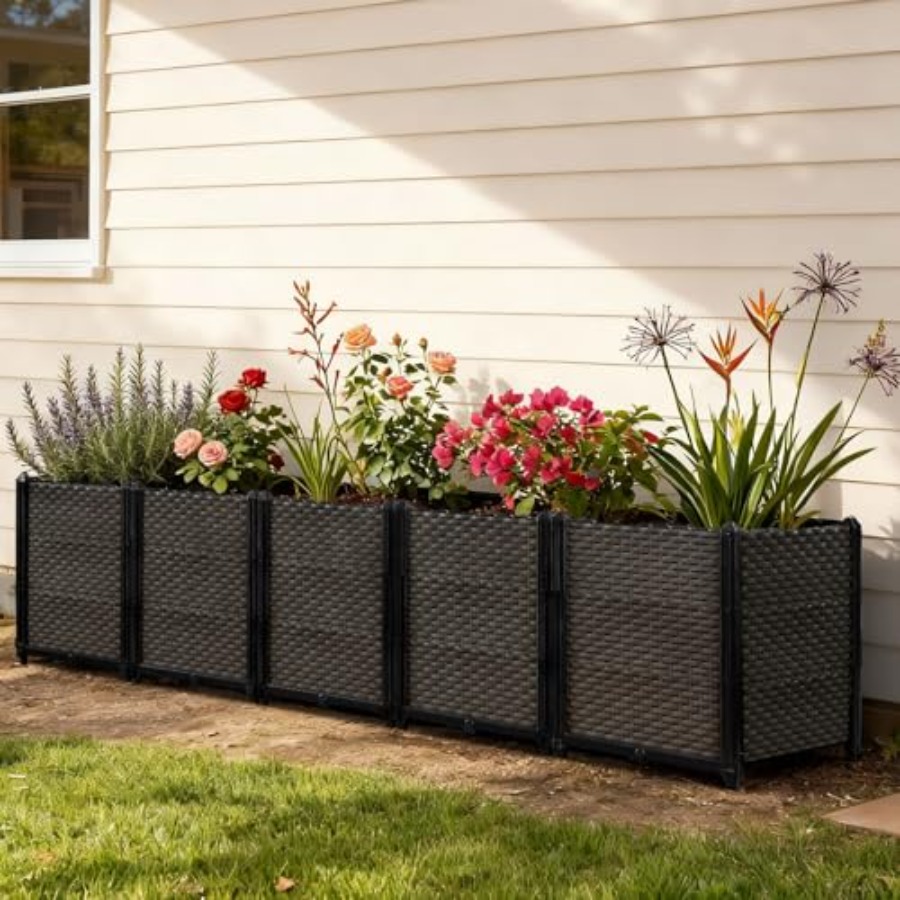 صندوق زراعة مرتفع ذاتي الري لل - مراجعة Self-Watering Planter وسعره