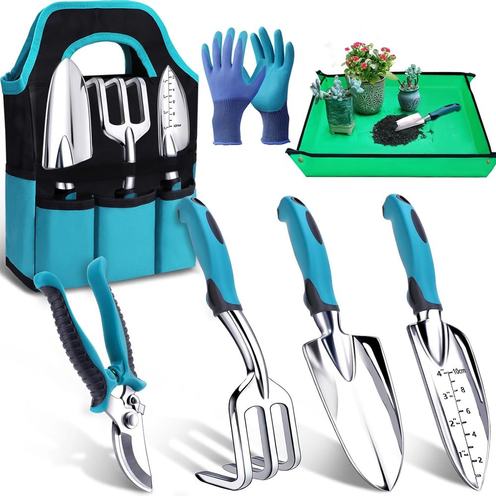 مجموعة أدوات البستنة المتينة ا - مراجعة Gardening Tools Essential وسعره